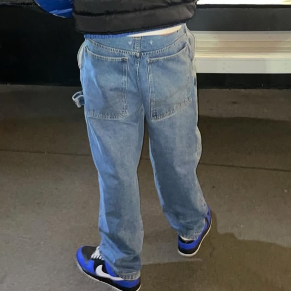 Vintage Baggy Cargo Jeans - Picture 3 of 9